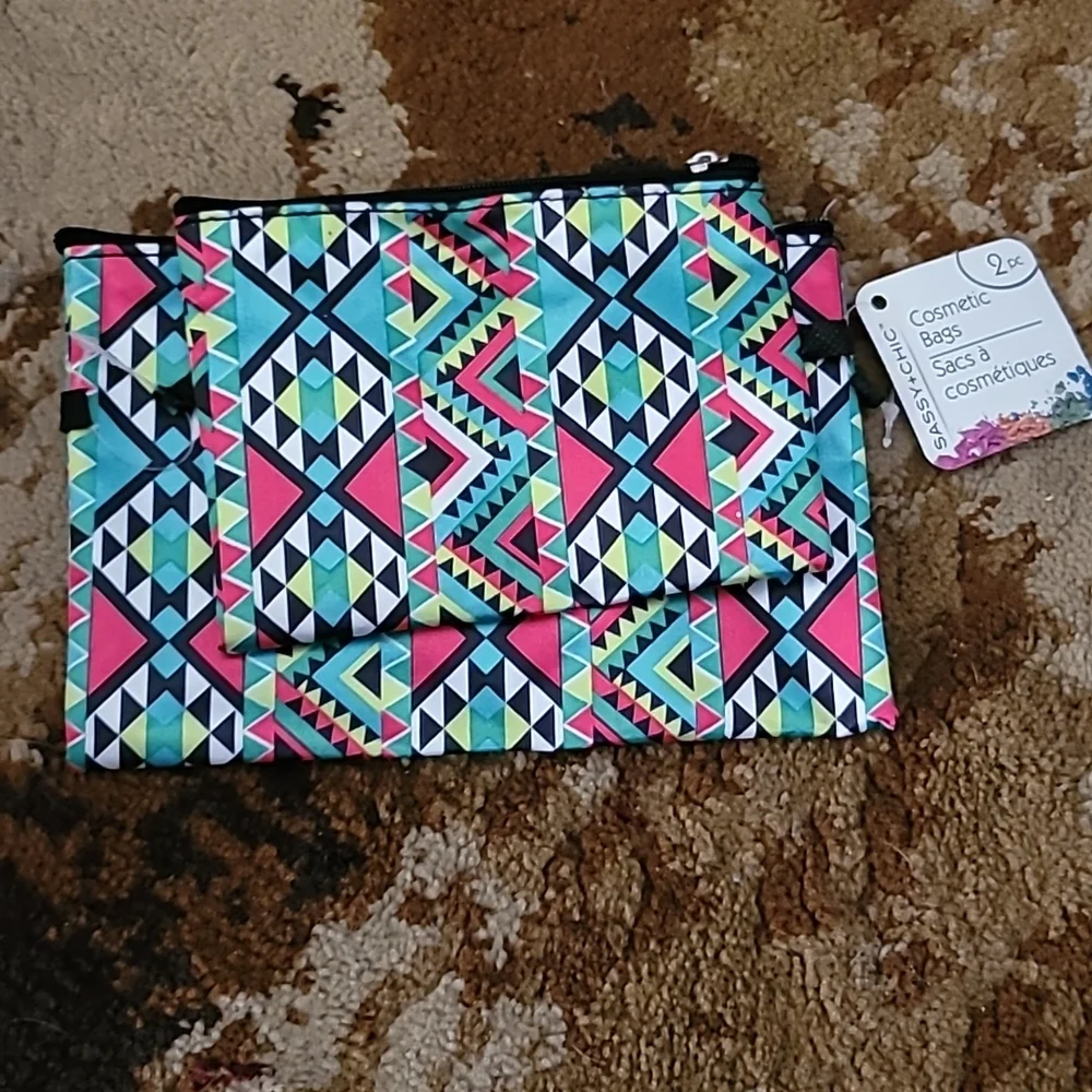 2 new Cosmetic bags.
